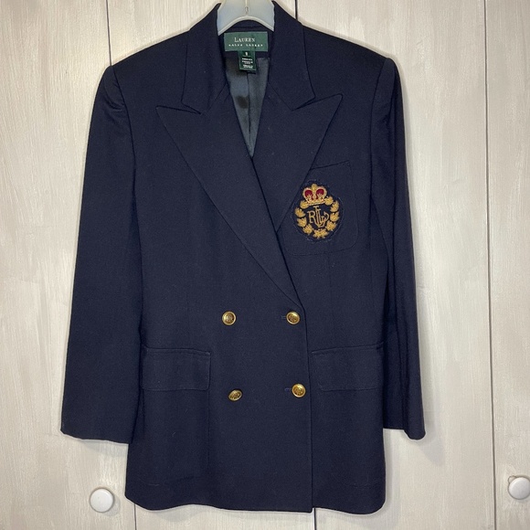 Ralph Lauren Worsted Wool Blazer - Picture 1 of 6